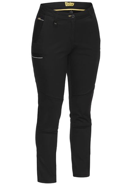 Bisley - Womens Mid Rise Stretch Cotton Pants_Black - BPL6015