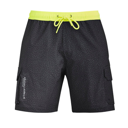 Syzmik - Streetworx Board Short - Stretch_Grey Marle - ZS240