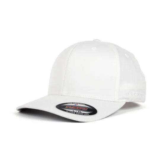 Flexfit Perma Curve Cap - Worn by the World _White - 6277