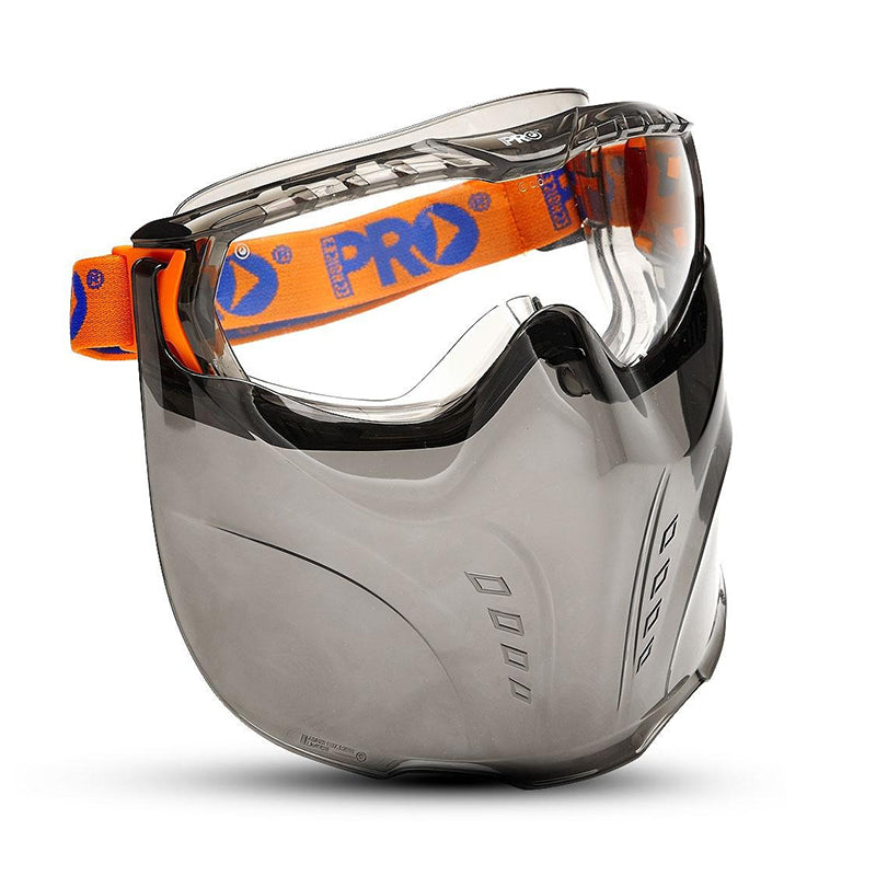 PRO CHOICE - SAFETY GOGGLES VADAR CLEAR LENS AND FACE SHIELD ANTI FOG - 5000