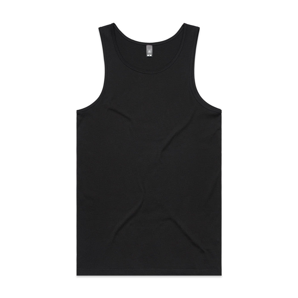 AS Colour - LOWDOWN SINGLET BLACK - 5007