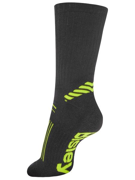 Bisley - Bisley Recycle Repreve Work Socks (3X Pack)-Assorted_BSX7025