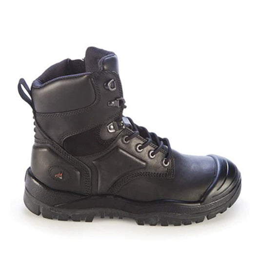 Mongrel - Black High Leg ZipSider Boot with Scuff Cap_Black - 561020