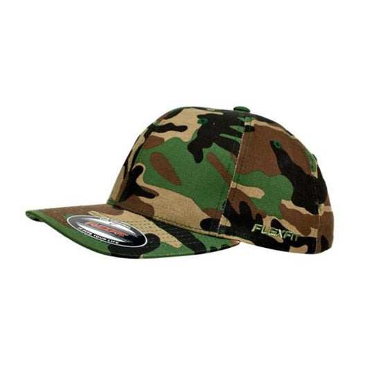 Flexfit Perma Curve Cap - Worn by the World _Green Camo - 6277