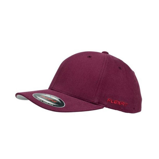 Flexfit Perma Curve Cap - Worn by the World _Maroon - 6277