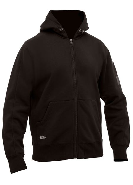 Bisley - UNI BW JUM WORK FLEECE HOODIE BLACK_BK6725