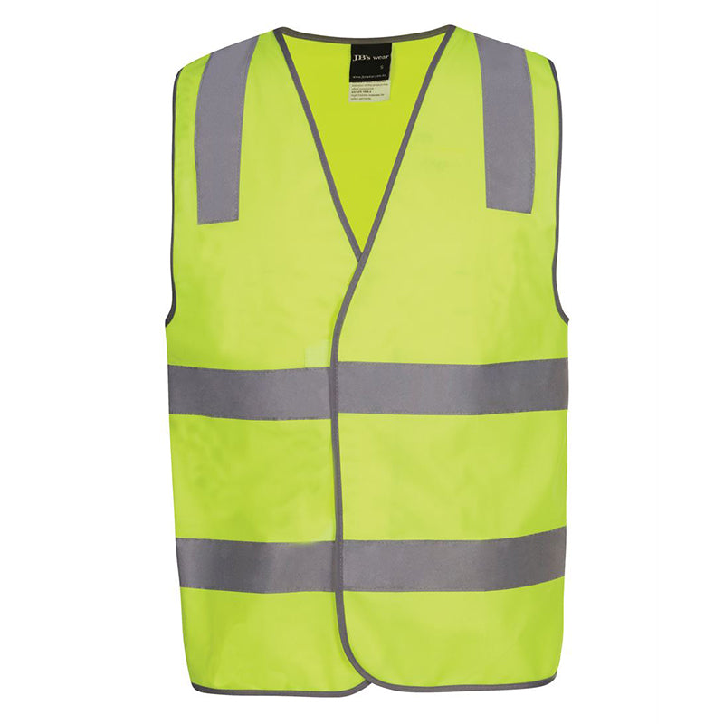 JBs Wear - Hi Vis (D+N) SAFETY VEST PRINT STAFF LIME - 6DNS6