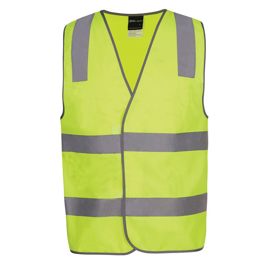 JBs Wear - Hi Vis (D+N) SAFETY VEST PRINT STAFF LIME - 6DNS6