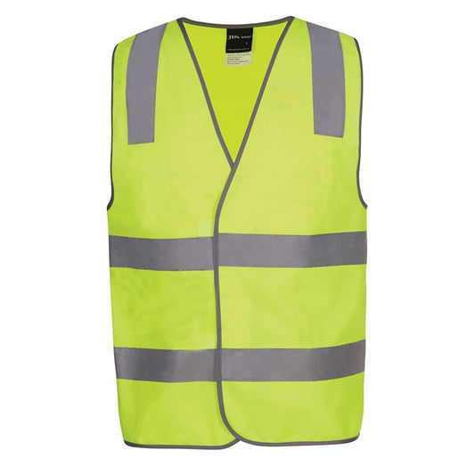JBs Wear - Hi Vis (D+N) SAFETY VEST PRINT VISITOR LIME - 6DNS7