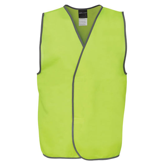 JBs Wear - Hi Vis SAFETY VEST LIME- 6HVSV