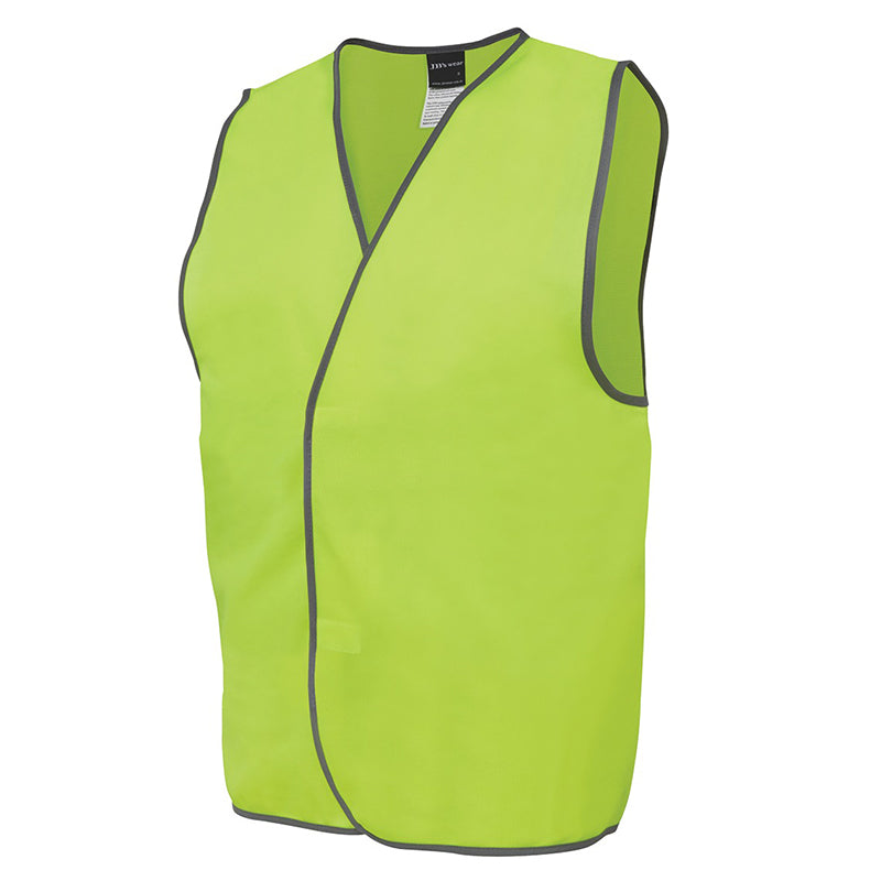 JBs Wear - Hi Vis SAFETY VEST LIME- 6HVSV