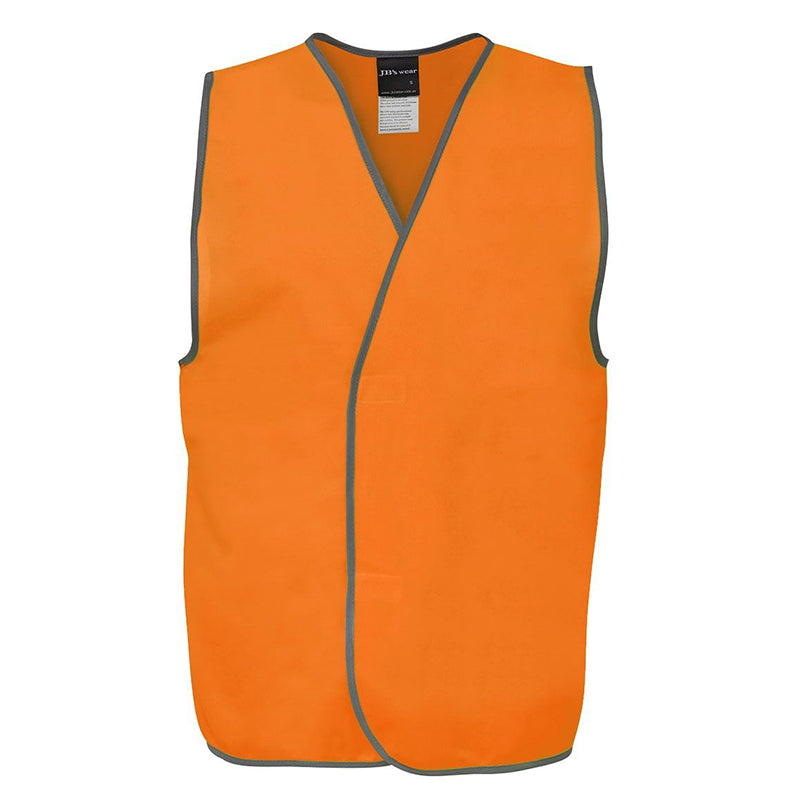 JBs Wear - Hi Vis SAFETY VEST ORANGE - 6HVSV