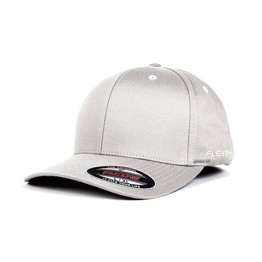 Flexfit Perma Curve Cap - Worn by the World _Silver - 6277