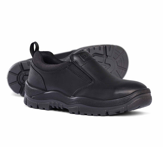 Mongrel - Black Non-Safety Slip On Shoe_Black - 915025