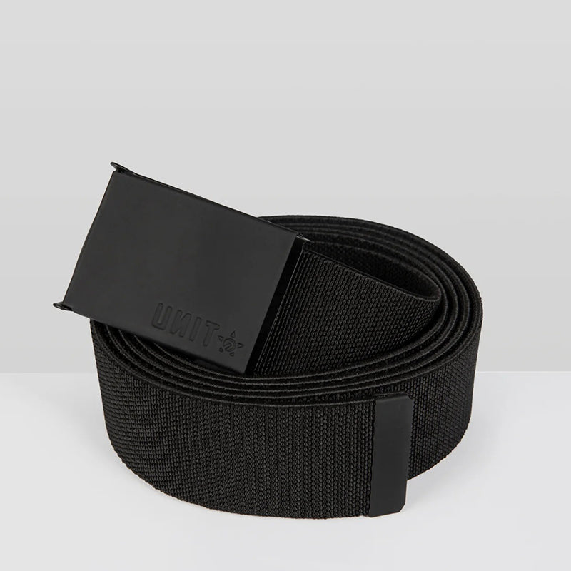 UNIT - MENS BELT (STRETCH) - RECON-212127001-BLACK