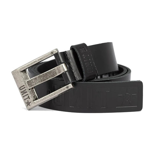UNIT - FORTITUDE - Leather Belt_Black - 192127001