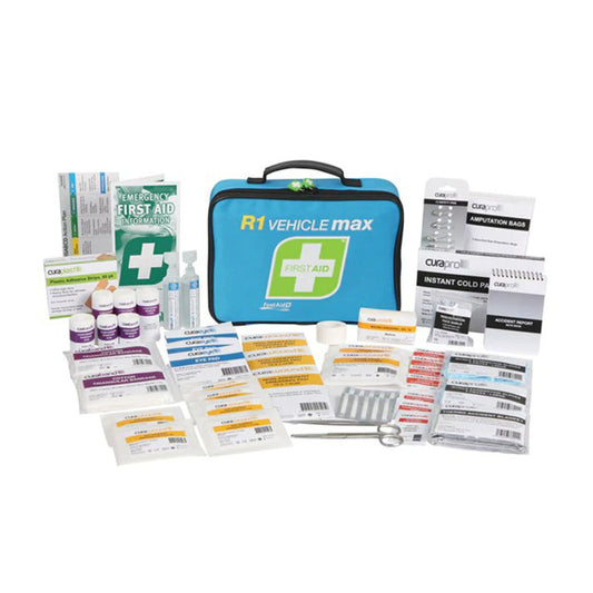 FastAid - First Aid Kit, R1, Vehicle Max Kit, Soft Pack - FAR1V30