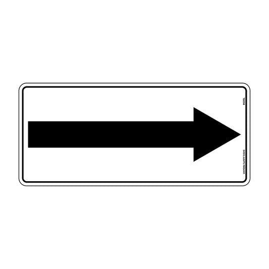Uniform Safety Signs - 450x200mm - Poly - Arrow - 952OLP