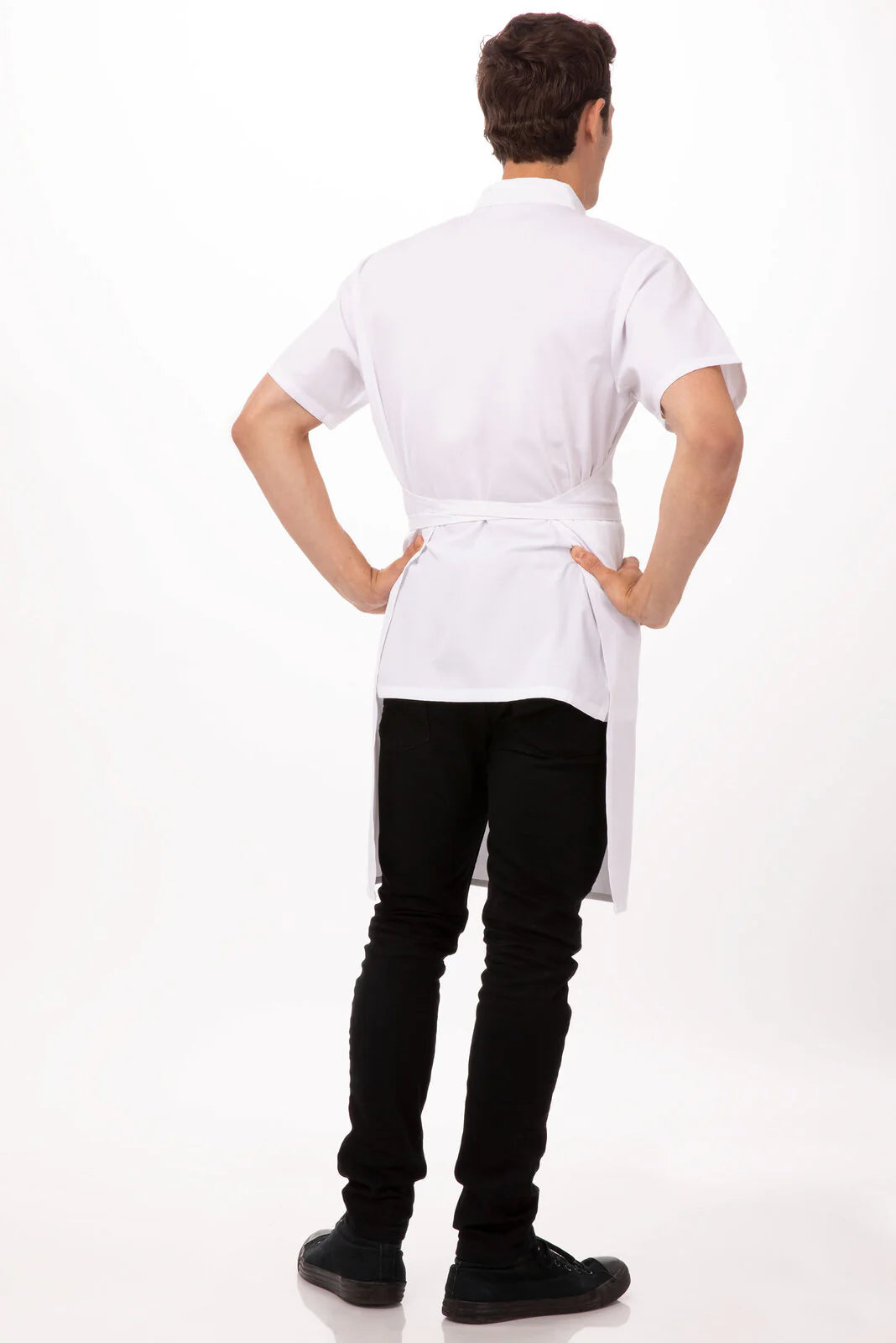Chef Works - Bib Apron- White - APKDC