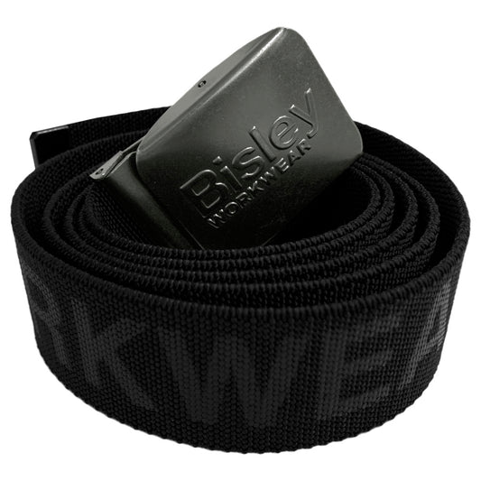 Bisley - Stretch Webbing Belt_Black - BB101