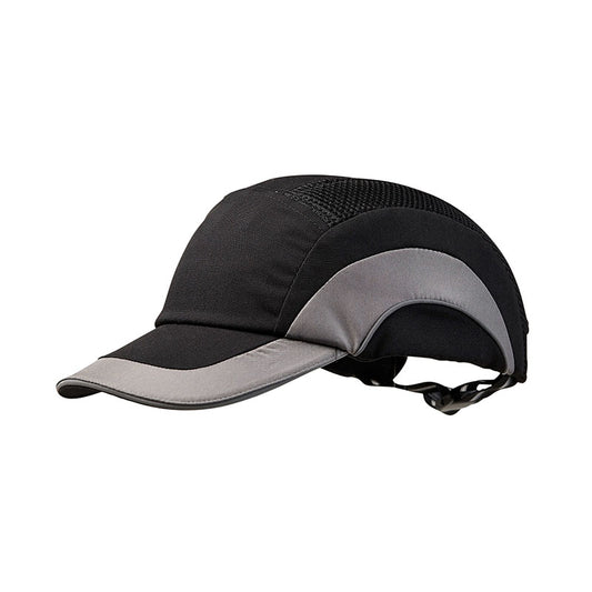 PRO CHOICE - BUMP CAP STANDARD PEAK BLACK & GREY - BCBG
