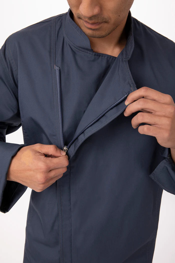 Chef Works - Hartford Chef Jacket- Blue - BCLZ008