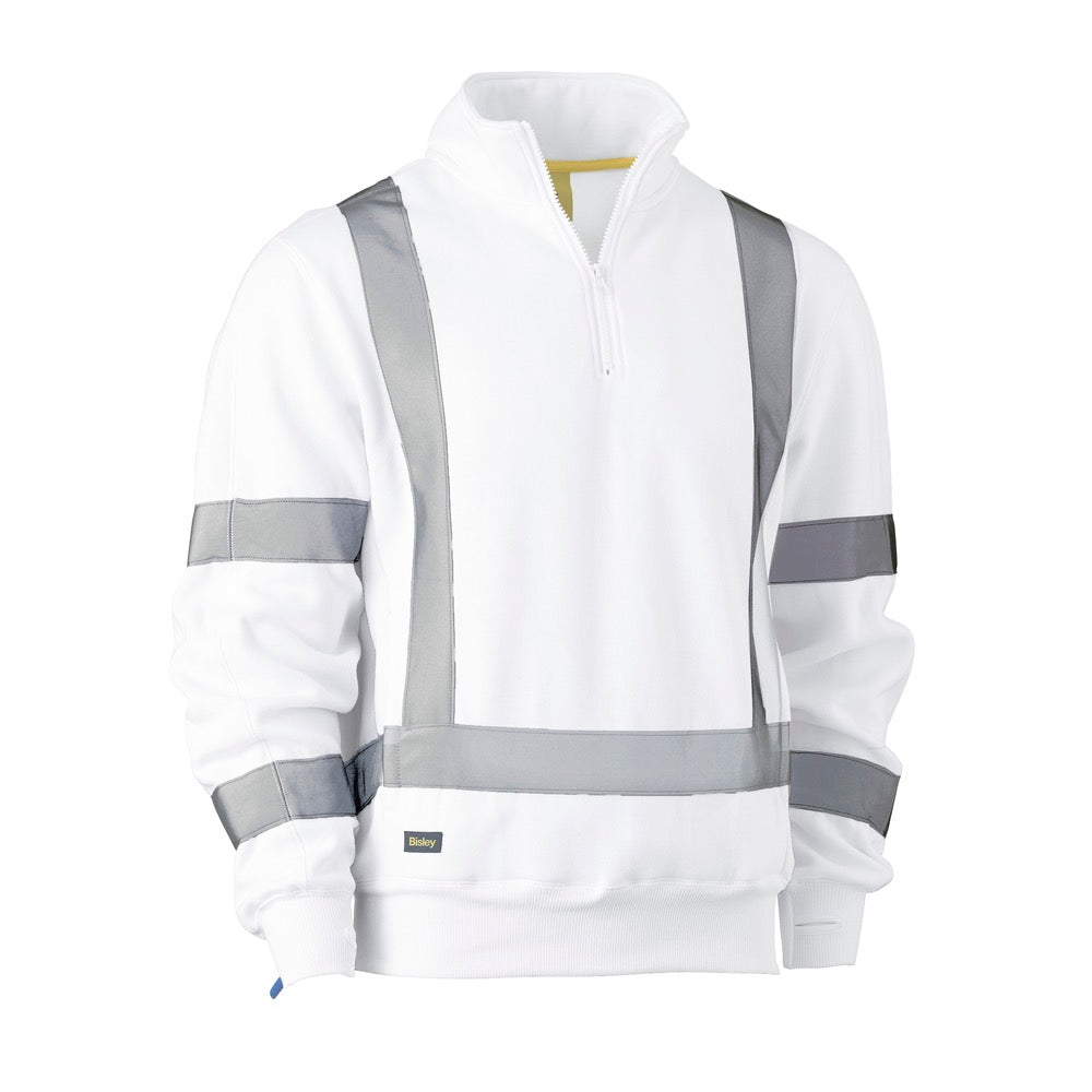 Bisley - X Taped 1/4 Zip Pullover_White - BK6321XT