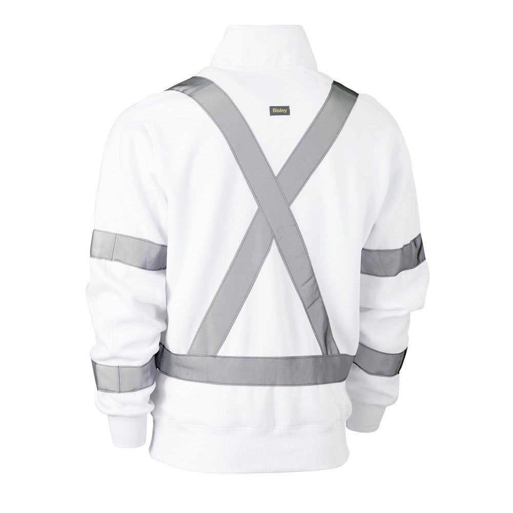 Bisley - X Taped 1/4 Zip Pullover_White - BK6321XT