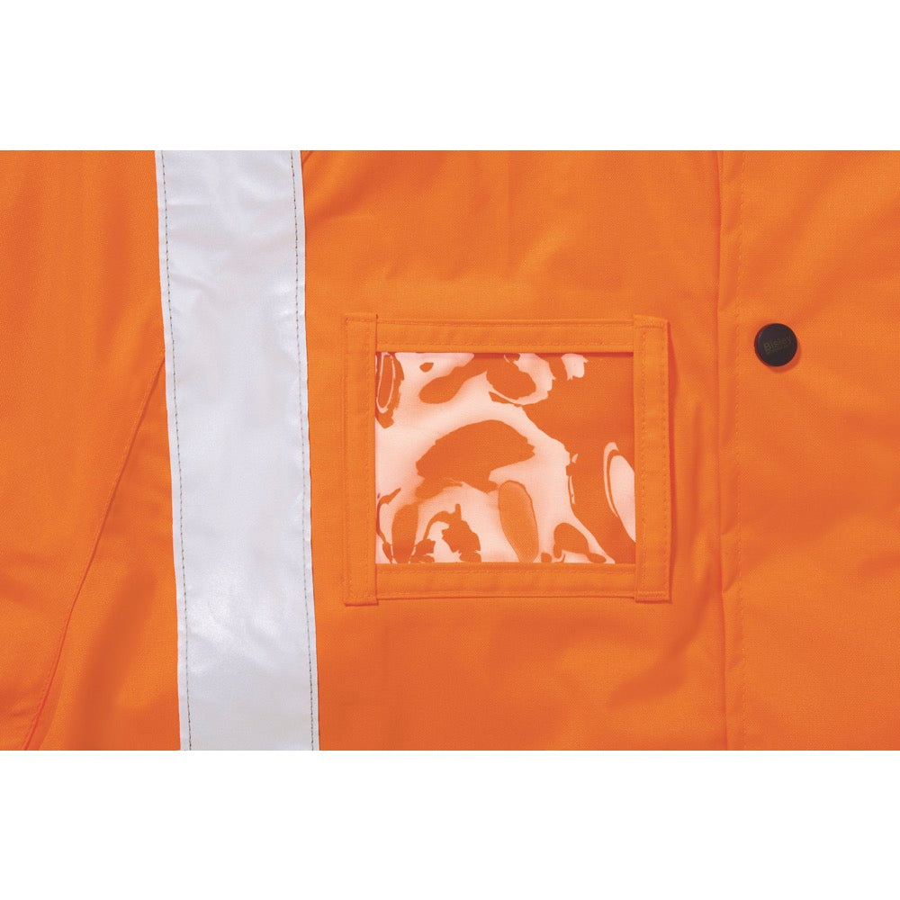 Bisley - Taped 5 In 1 Rain Jacket_Orange/Navy - BK6975