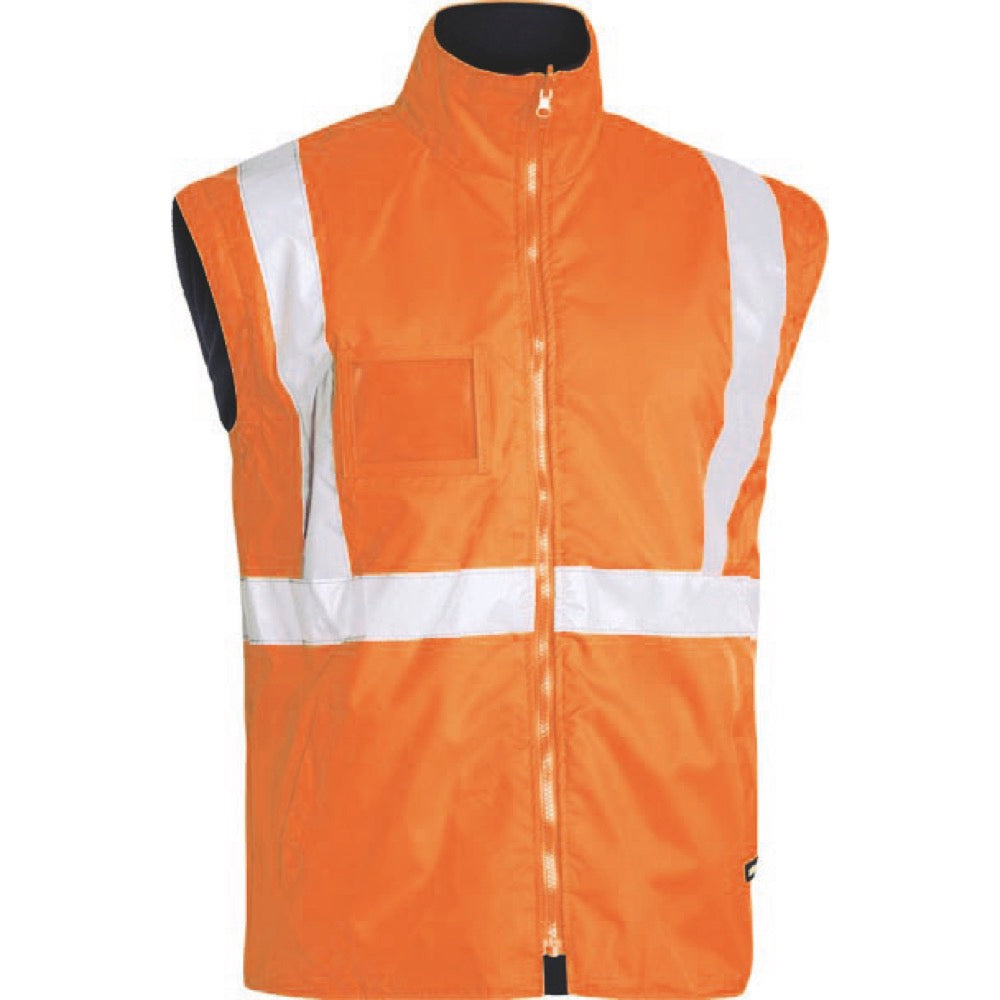 Bisley - Taped 5 In 1 Rain Jacket_Orange/Navy - BK6975