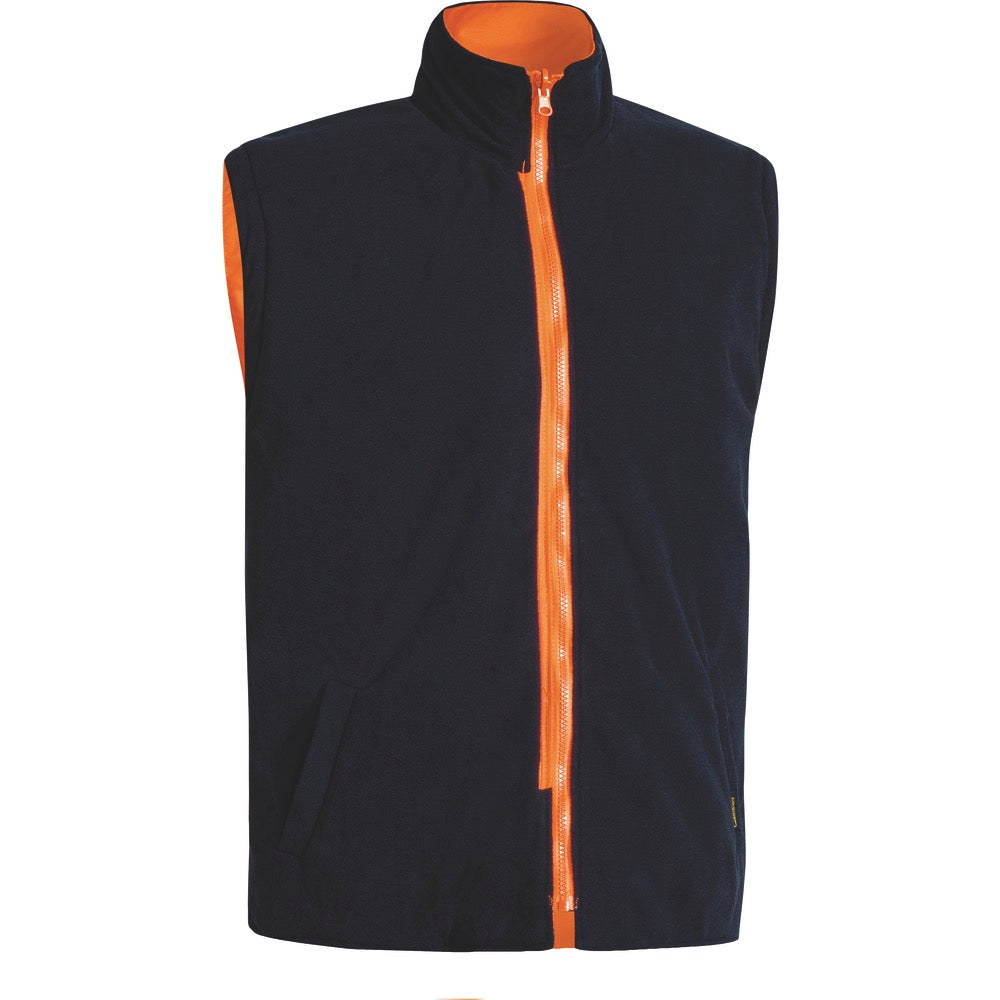 Bisley - Taped 5 In 1 Rain Jacket_Orange/Navy - BK6975
