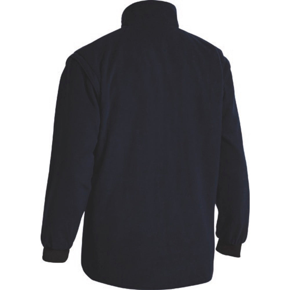 Bisley - Taped 5 In 1 Rain Jacket_Yellow/Navy - BK6975
