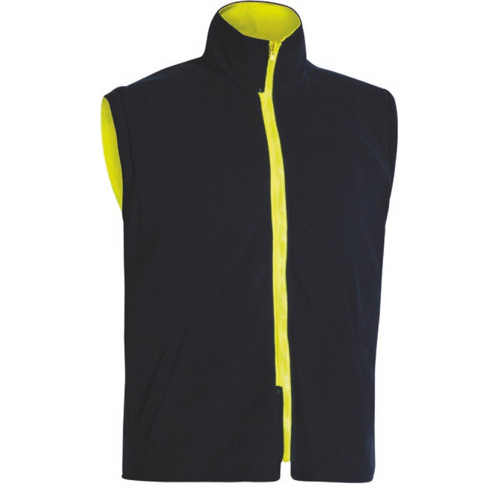 Bisley - Taped 5 In 1 Rain Jacket_Yellow/Navy - BK6975