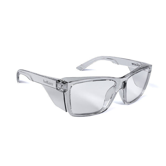 BOLLE - STKS 420 - Clear PC Lens - PLATINUM (ASAF) - Crystal PC Temples/Frame-STK42N11A