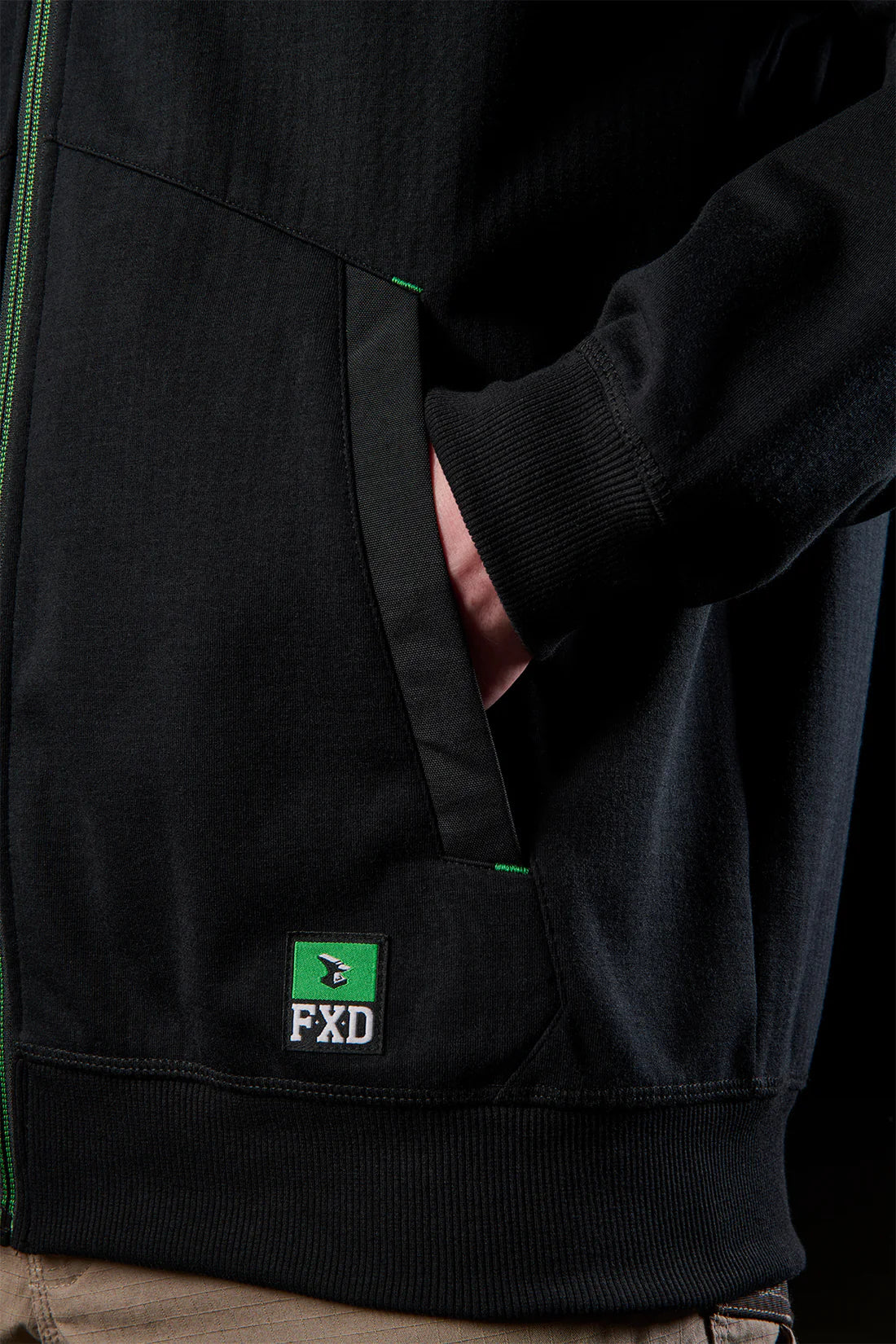 FXD - WF-3 Zip Thru Hoodie_Black