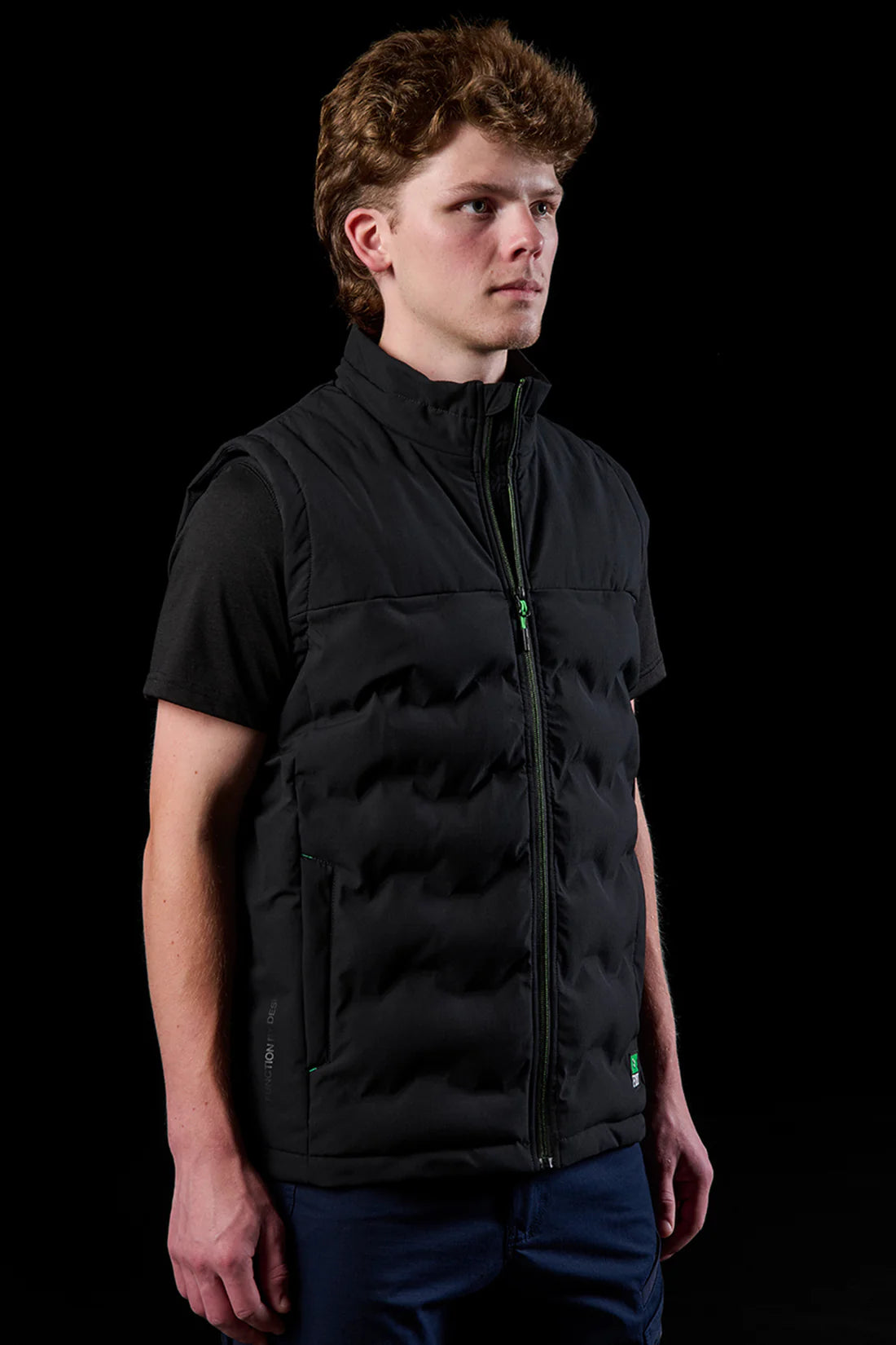 FXD - WO-6 Puffer vest_Black