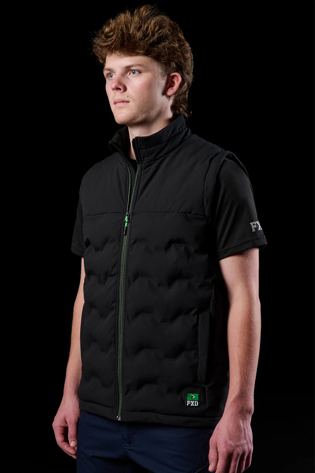 FXD - WO-6 Puffer vest_Black