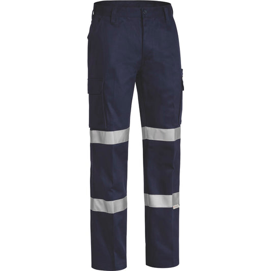 Bisley - Taped Biomotion Drill Cargo Work Pants_Navy - BPC6003T