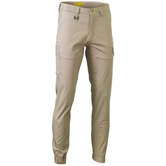 Bisley - Stretch Cotton Drill Cargo Cuffed Pants_Stone - BPC6028