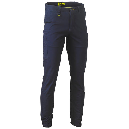 Bisley - Stretch Cotton Drill Cargo Cuffed Pants_Navy - BPC6028
