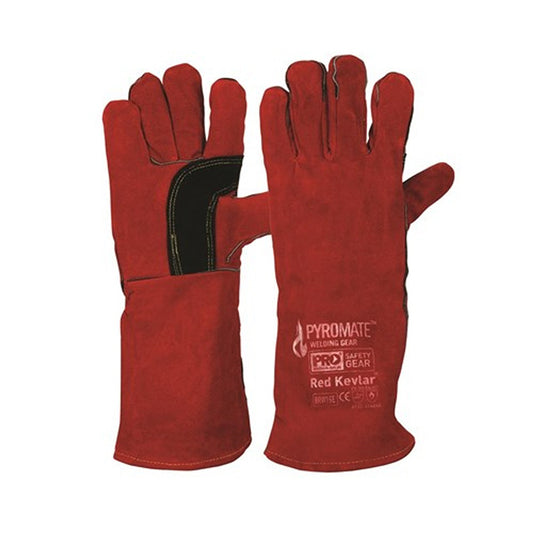 PRO CHOICE - PYROMATE RED KEVLAR WELDING GLOVE - BRW16E