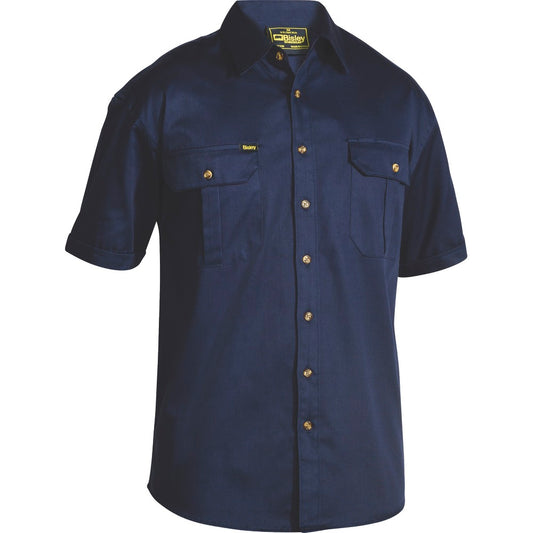 Bisley - Original Cotton Drill Shirt_Navy - BS1433