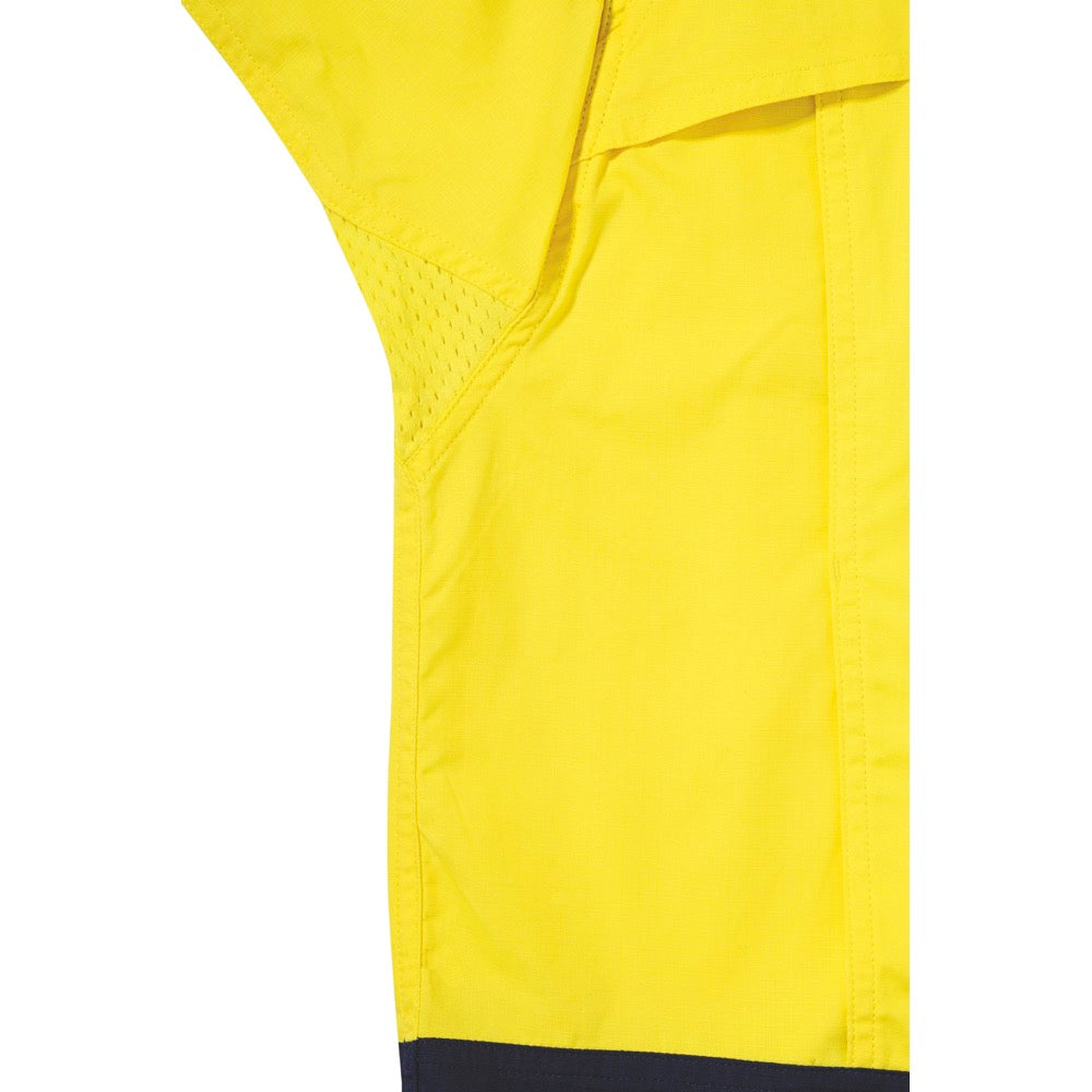 Bisley - X Airflow Hi Vis Ripstop Shirt_Yellow/Navy - BS6415