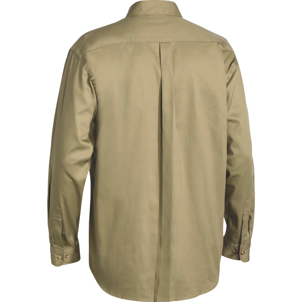 Bisley - Original Cotton Drill Shirt_Khaki - BS6433