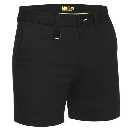 Bisley - Stretch Cotton Drill Short Short_Black - BSH1008
