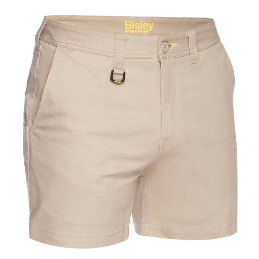 Bisley - Stretch Cotton Drill Short Short_Stone - BSH1008
