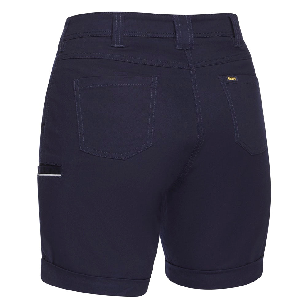 Bisley - Womens Stretch Cotton Short_Navy - BSHL1015