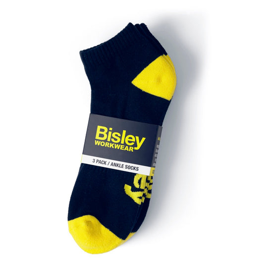 Bisley - Ankle Sock (3X Pack)_Navy - BSX7215