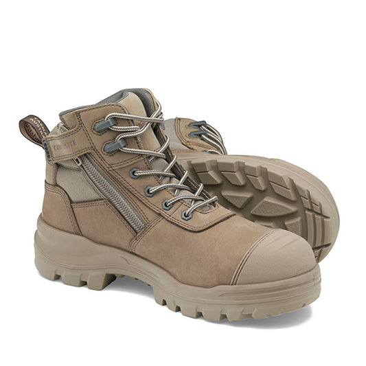 Blundstone - ROTOFLEX-TPU COMP SAFETY – 5 inch ZIP L/UP_STONE-8553