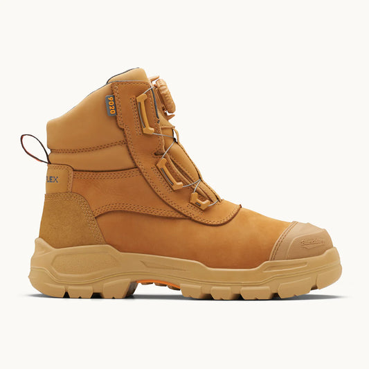 Blundstone - RotoFlex Wheat water-resistant premium nubuck 150mm Boa® Lacing safety boot_Wheat - 9020